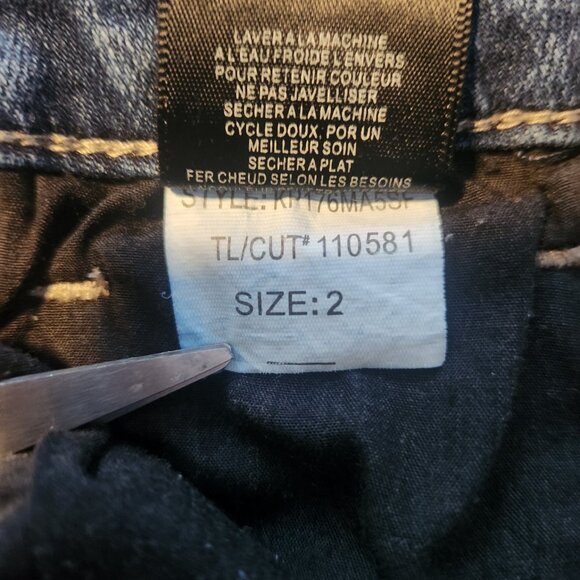 KUT FROM THE KLOTH Jeans Denim Dark Blue Skinny Stretch Womens Size 2 EUC - Picture 11 of 13